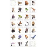 Baby Animal Alphabet Quilt Top Panel