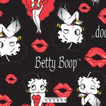 AS-IS Betty Boop Kisses Black Fleece