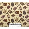 Best Friends Fabric Growing Up Backpacks Sepia Cotton