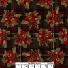 Berries and Bells Plaid Glitter Cotton