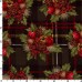 Berries and Bells Plaid Glitter Cotton