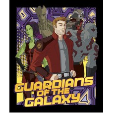 Marvel Guardians Gangs Here Cotton Panel