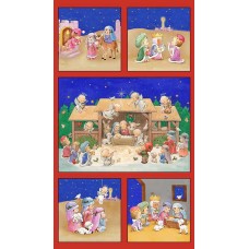 Little King Christmas Cotton Panel