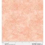 Serenity Coral Cotton Quilt Back