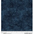 Serenity Navy Cotton Quilt Back
