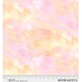 Pink Peach Sky Wide Quilt Back Cotton
