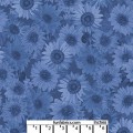 Sunflower Whisper Denim Blue 108 Cotton
