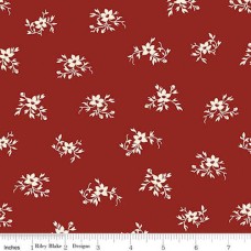 Barn Red Perennial 108 Cotton Quilt Back