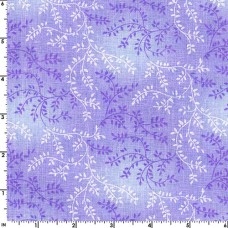 Chantille Lavender Cotton Quilt Back
