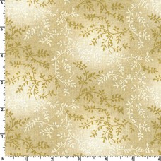 Chantille Tan Cotton Quilt Back