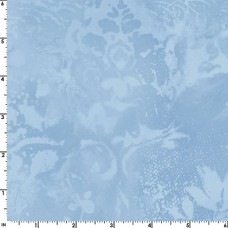 1 3/8 yard piece Light Blue Vintage Damask Cotton Quilt
