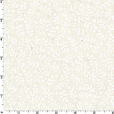1 3/8 yard piece Small Leaf Natural Cotton Quilt Back