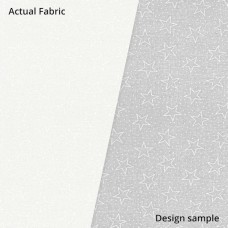 108" Quilt Back Fabric Stars White on White