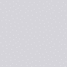 White Dots on Gray Cotton Quilt Back