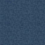 Steel Blue Linen Faux Texture Cotton Quilt Back