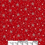 American Dreams Red Cotton Quilt Back