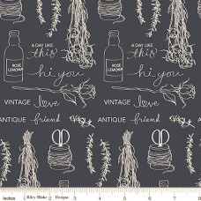 Idyllic Steel 108 Cotton Quilt Back