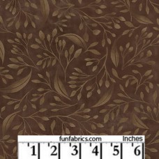 Alessia Brown Cotton Quilt Back