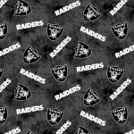 Las Vegas Raiders Flannel Fabric